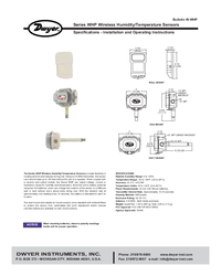 Thumbnail of document Manual - WHP - Wireless Humidity/Temperature Sensor